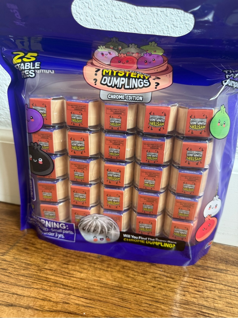Mystery Dumplings - Chrome Edition Collectible Blind Box Pack - 25